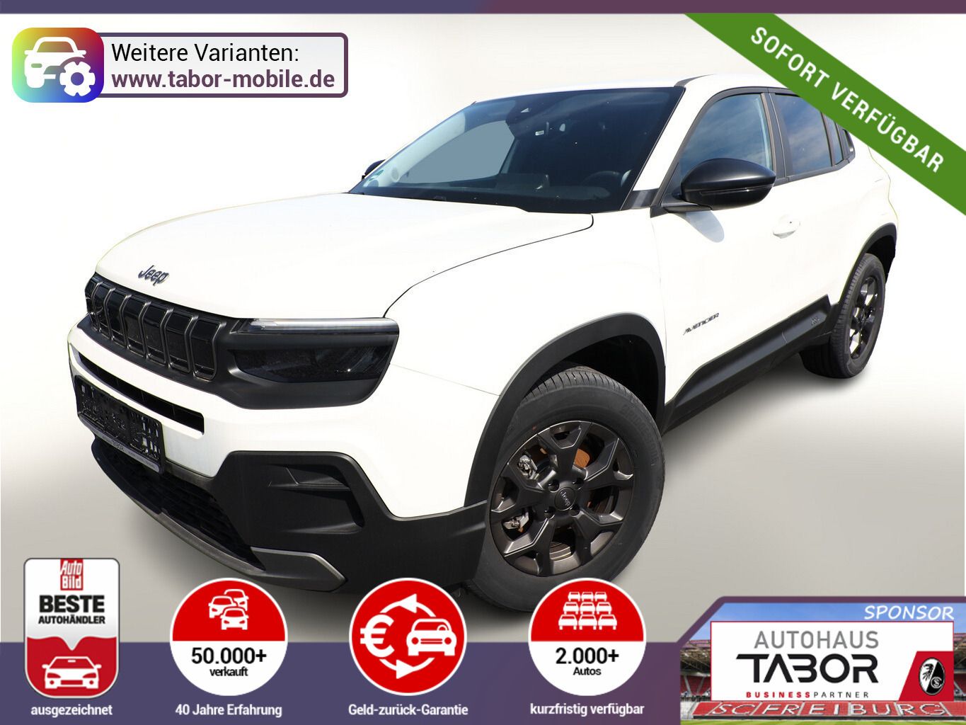 Jeep Avenger MHEV 110 Longitude Nav LED SHZ UVP-30%*