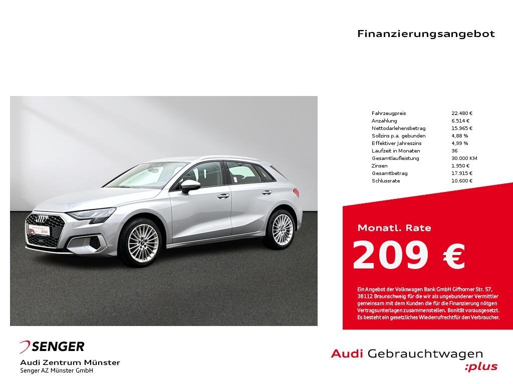 Audi A3 Sportback 30 TFSI advanced S tronic MMI B&O