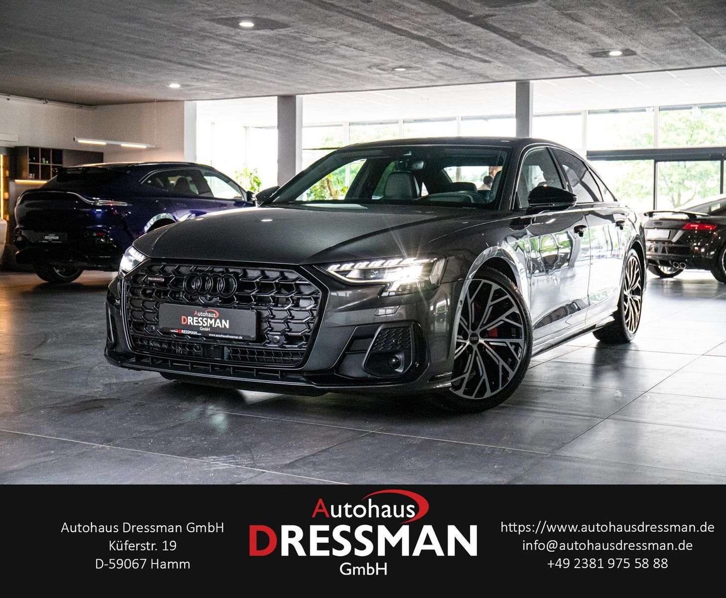 AUDI A8 50TDI S-Line MATRIX PANO B&amp;O LUFT ACC HuD 360