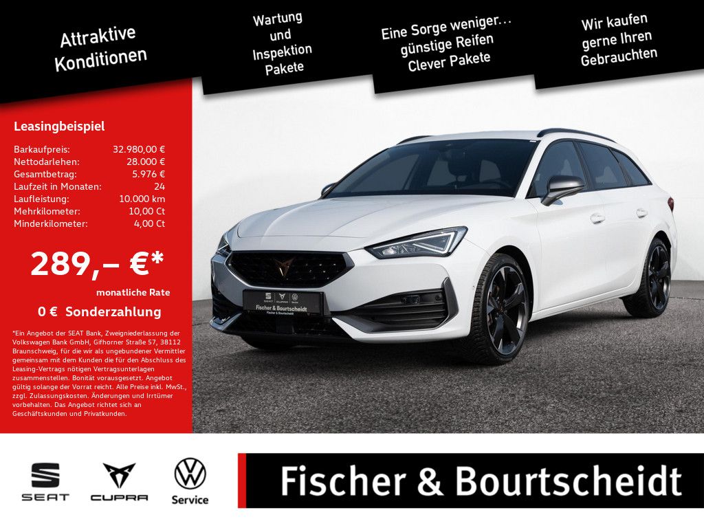 Cupra Leon Sportstourer 1.5 TSI NAV KAM ACC LED SHZ