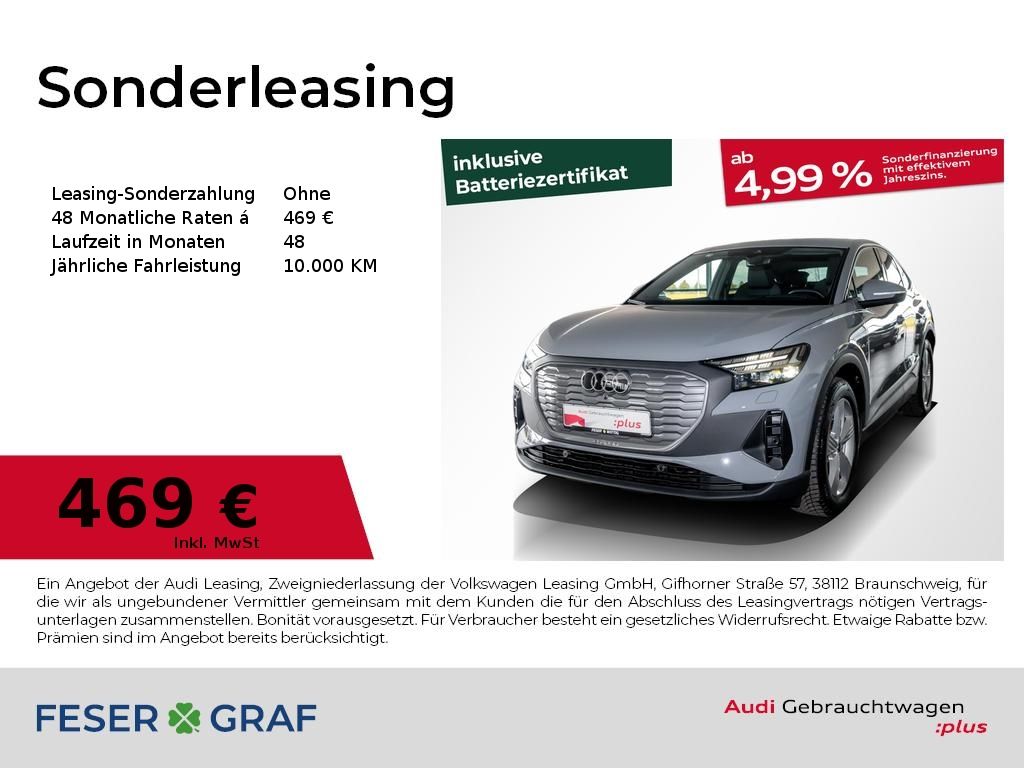 Audi Q4 Sportback 45 e-tron,Matrix,AHK,Navi pro