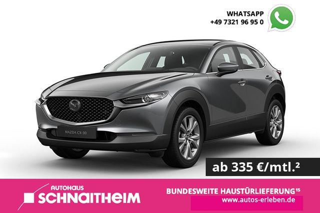 Ein Mazda CX-30 der zum Leasing angeboten wird.