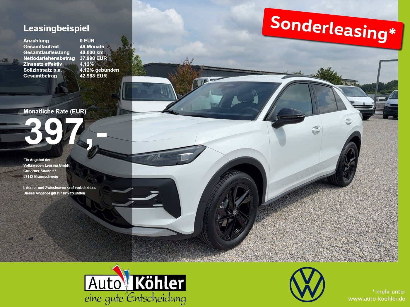 Volkswagen T-Roc Style 1.5 l eTSI OPF DSG AHK/CarPlay/ACC