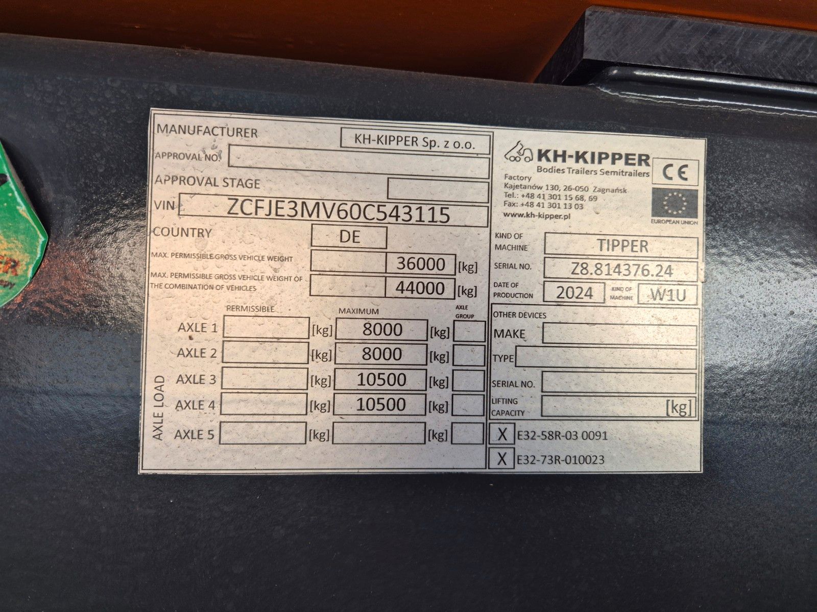 Fahrzeugabbildung Iveco AD360X54Z HR OFF 8x4 Intarder AHK