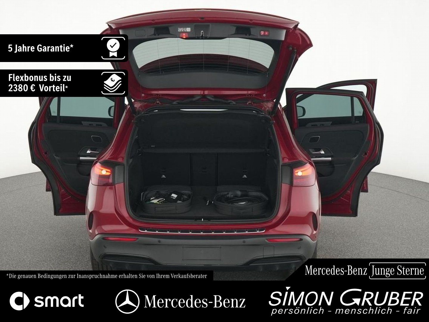 Fahrzeugabbildung Mercedes-Benz EQA 300 4M AMG Night Pano Burm HUD 360 Memory