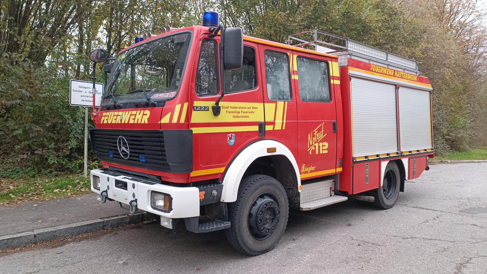 Mercedes-Benz 1222AF 4x4 Feuerwehr LF 16 1600L Wasser