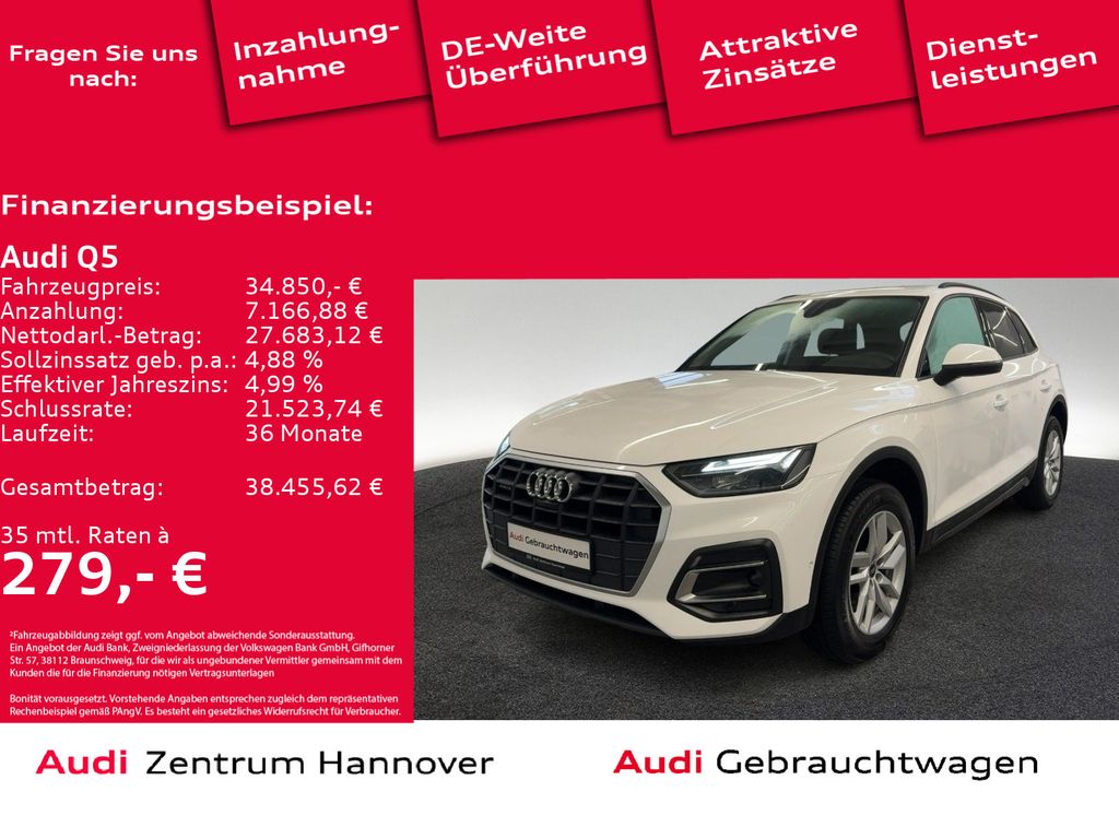 Audi Q5 50 TFSIe quattro Kamera Navi Parklenkassist.