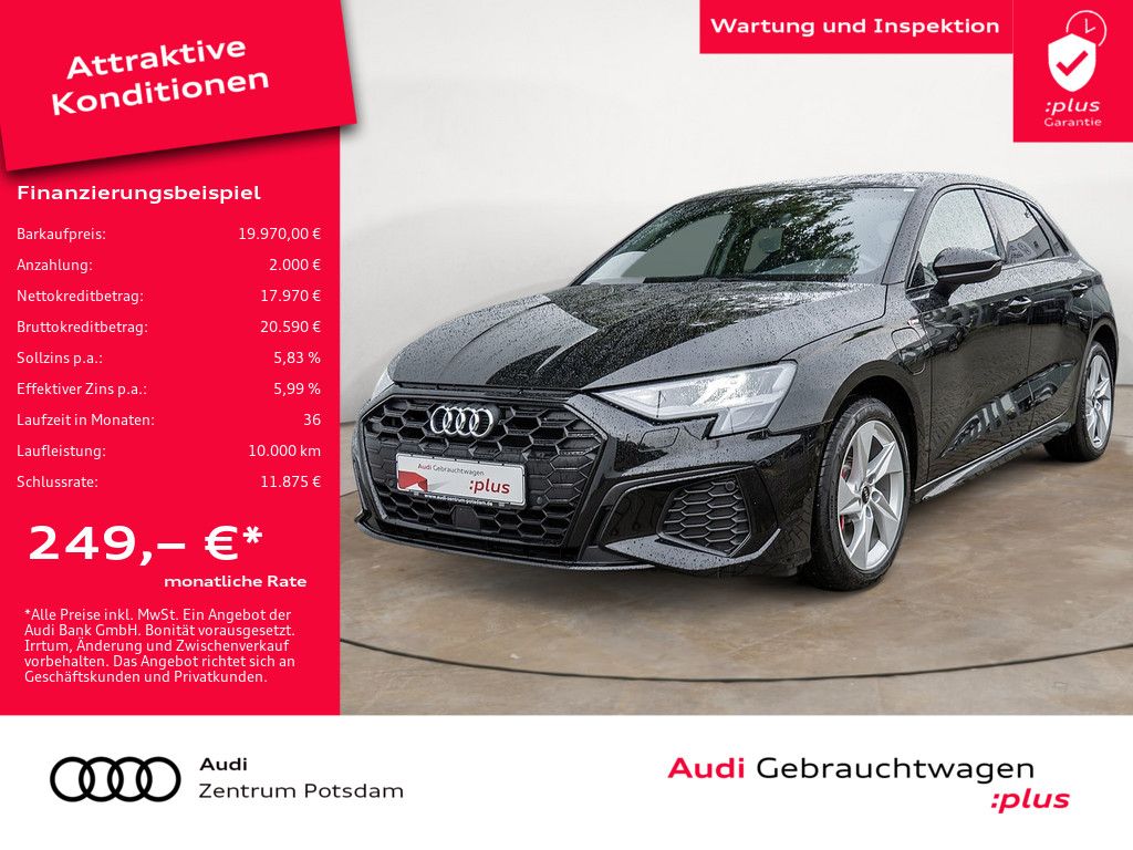 Audi A3 Sportback S line 45 TFSI e LED NAVI VIRTUAL