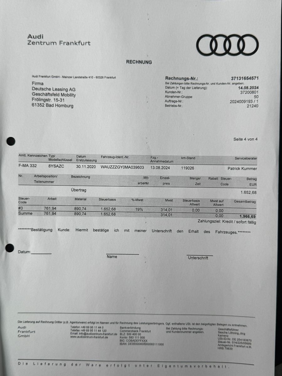 Fahrzeugabbildung Audi A3 Limousine S-LINE RS3 S-SITZE PANO VIRTUAL LED