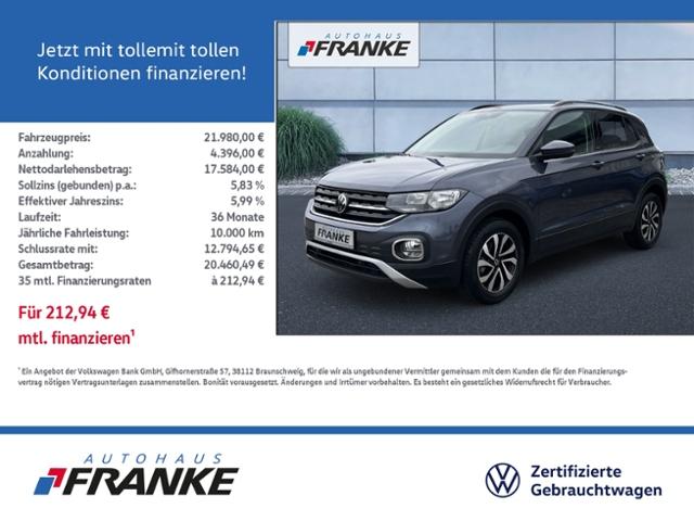 Volkswagen T-Cross 1.0 TSI DSG, AHK, Kamera