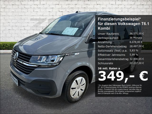 Volkswagen T6.1 Kombi 2.0 TDI AHK DAB SHZ Rückfahrkam. Notb