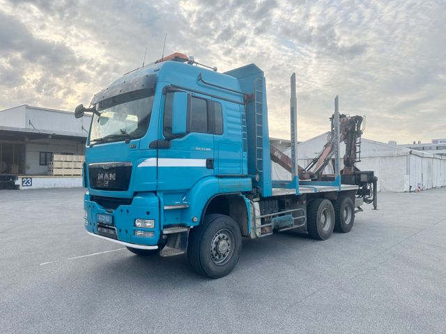 MAN TGS 33.480,EEV,6X6,BL,Holzkran PENZ12 Z,L 6,20 m