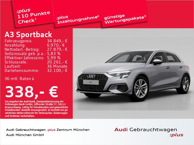 Audi A3 Sportback 35 TDI ACC/Virtual+/Navi+/PDC+