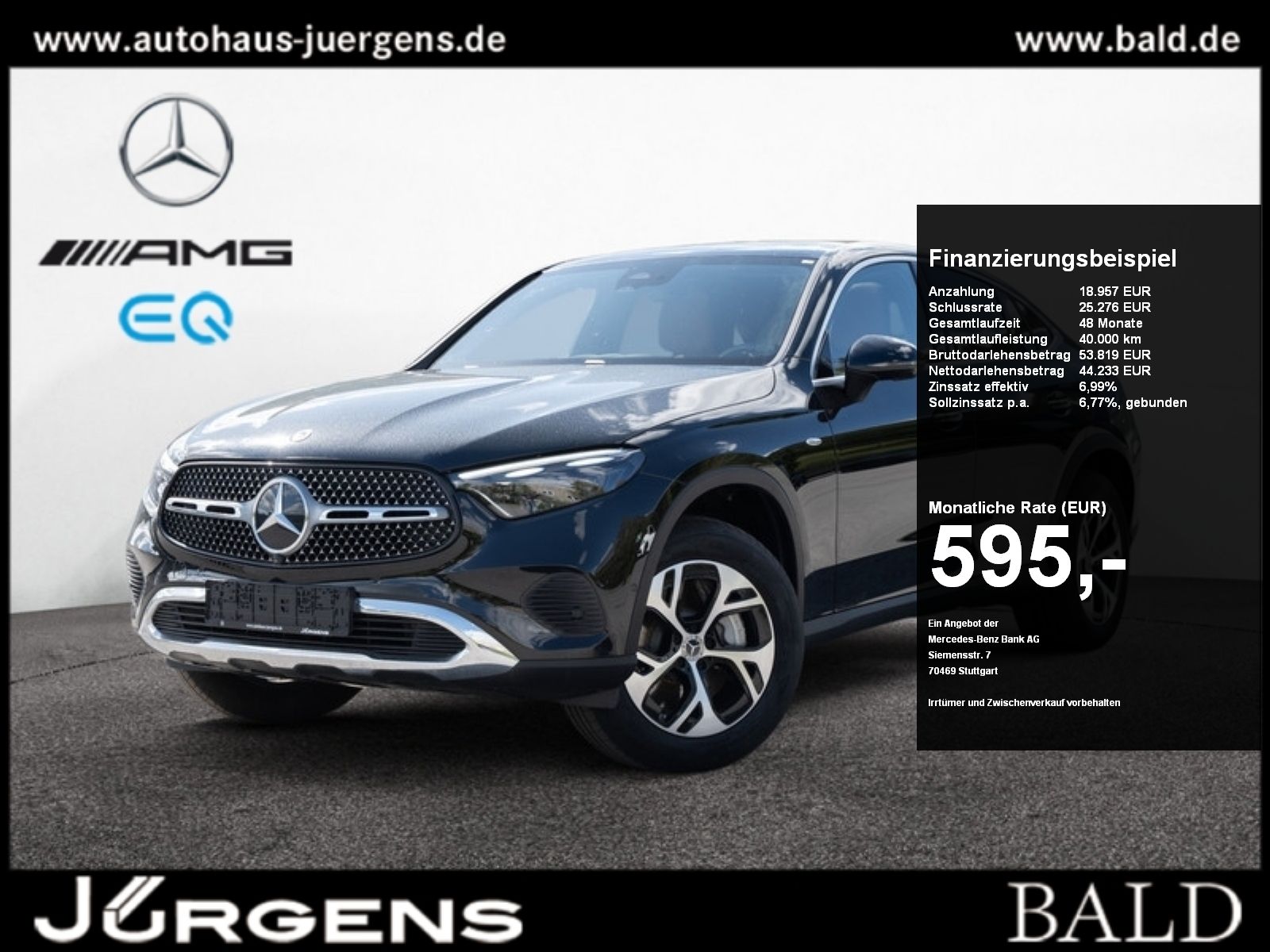 Mercedes-Benz GLC 300 e 4M Coupé Avantgarde/Pano/Burm/360/Memo