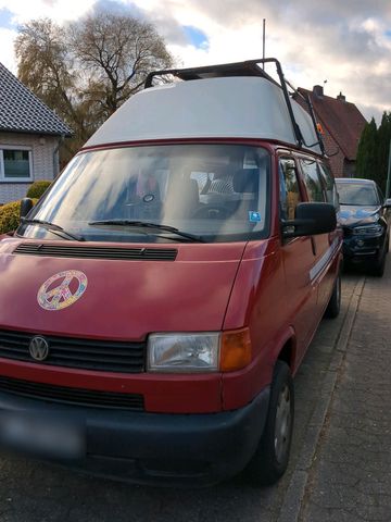 Volkswagen VW Bulli T4 ausgebaut mit Hochdach TÜV bis...