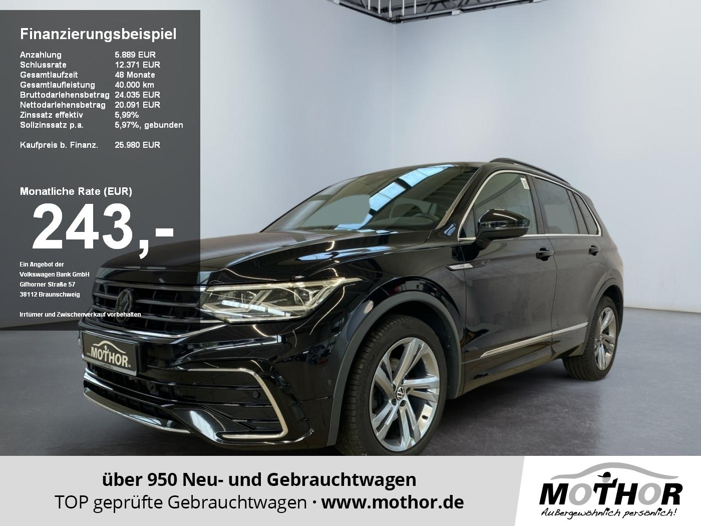 Volkswagen Tiguan R-Line 2.0 TDI DSG Heckklappe elektr.