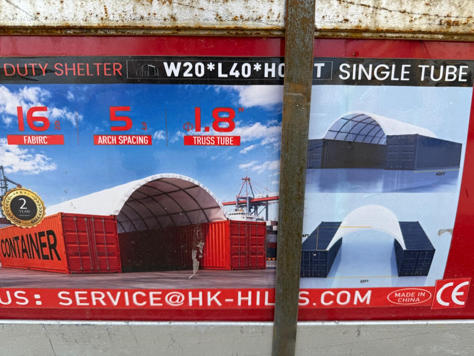 Andere Containerüberdachung für 40" Container