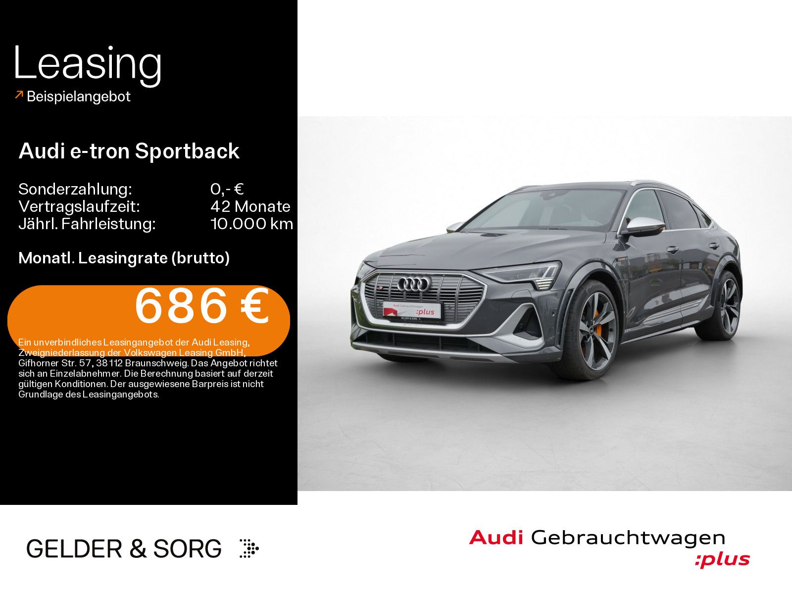 Audi e-tron Sportback S quattro 356km/WLTP*Nacht*B&O