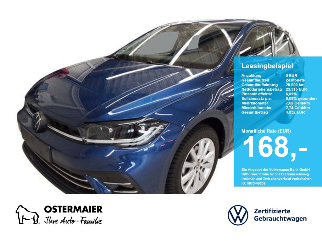 Volkswagen Polo STYLE 1.0TSI 116PS DSG 5J-G.NAVI+VC.2xPDC.L