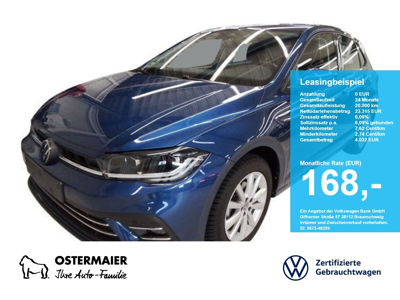 Volkswagen Polo STYLE 1.0TSI 116PS DSG 5J-G.NAVI+VC.2xPDC.L