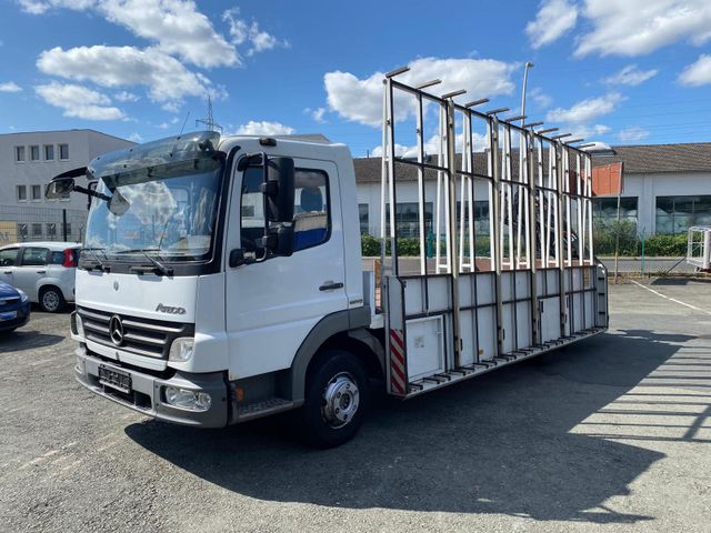 Mercedes-Benz Glastransporter DB 818+HIAB 066D-2 UVV+TÜV