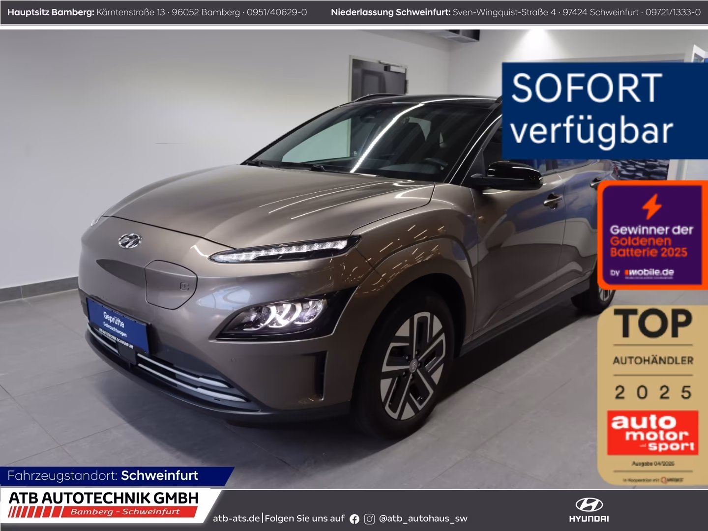 Hyundai KONA Elektro Trend 2WD 39,2 kWh 96,6% SOH LED AC