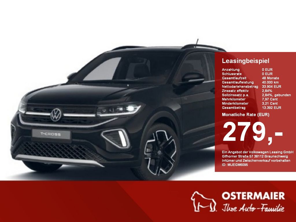 Volkswagen T-Cross R-Line 1.5TSI 150PS DSG IQ.LIGHT,AHK,KAM