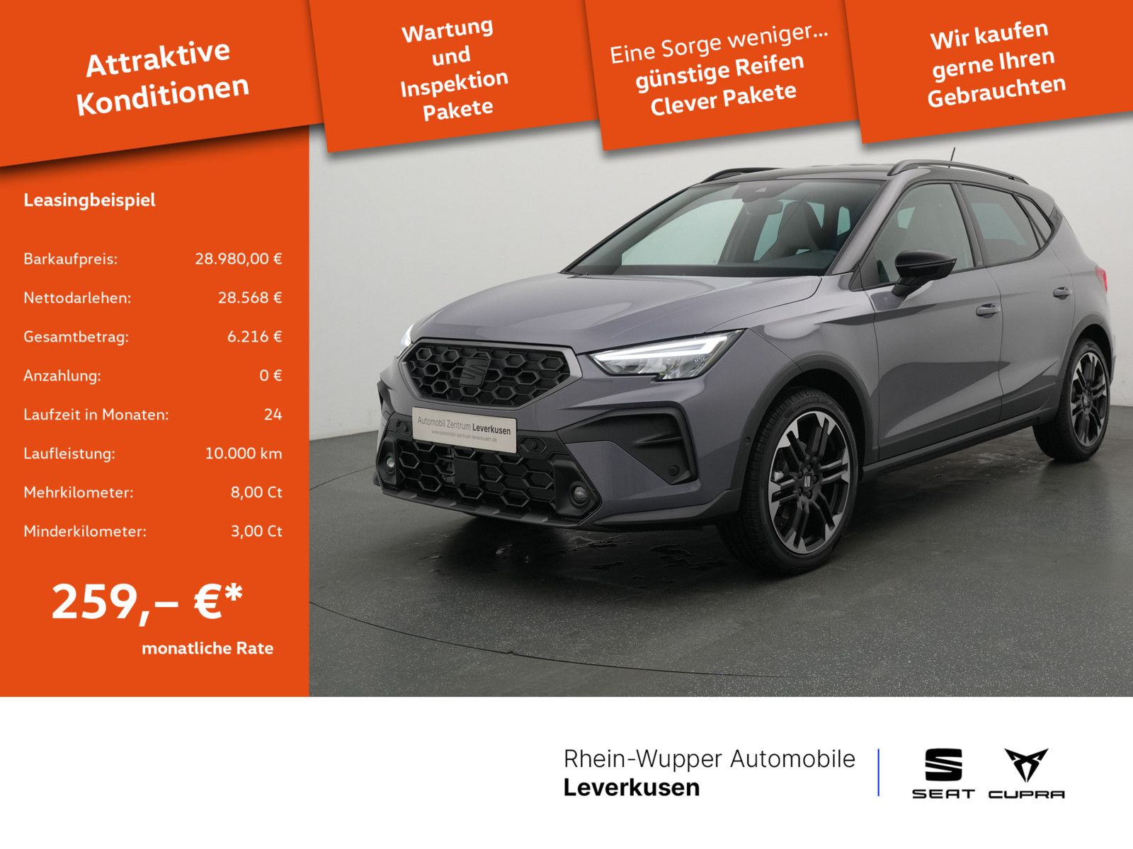 Seat Arona FR Black Edition CARPLAY VIRT LED KLIMA