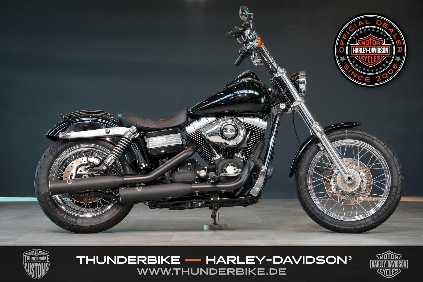 Harley-Davidson Dyna FXDB Street Bob mit Auspuff Falcon