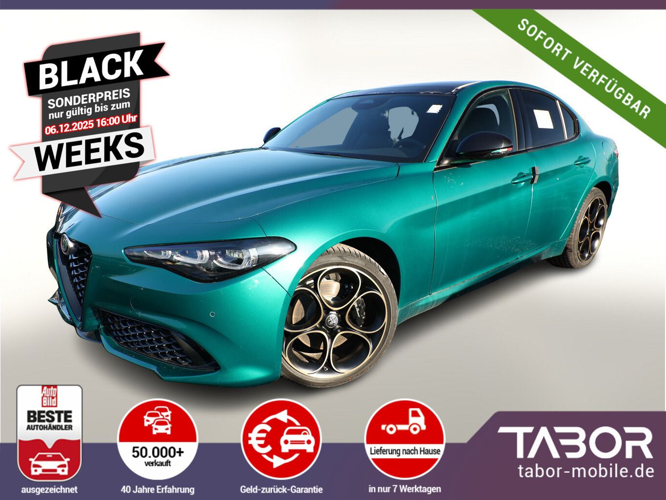 Alfa Romeo Giulia 2.2 D 210 AT8 Q4 Intensa Matrix UVP-33%*