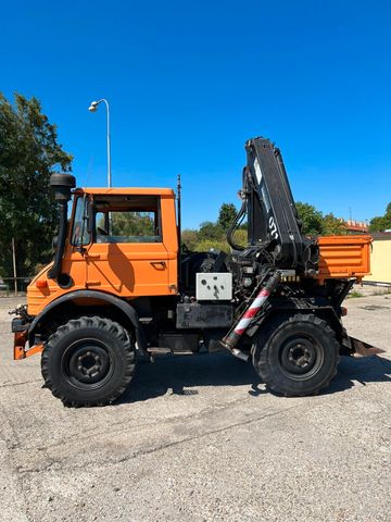 Mercedes-Benz UNIMOG  4x4! 417/10 / HIAB KRAN! 3 UNITE !