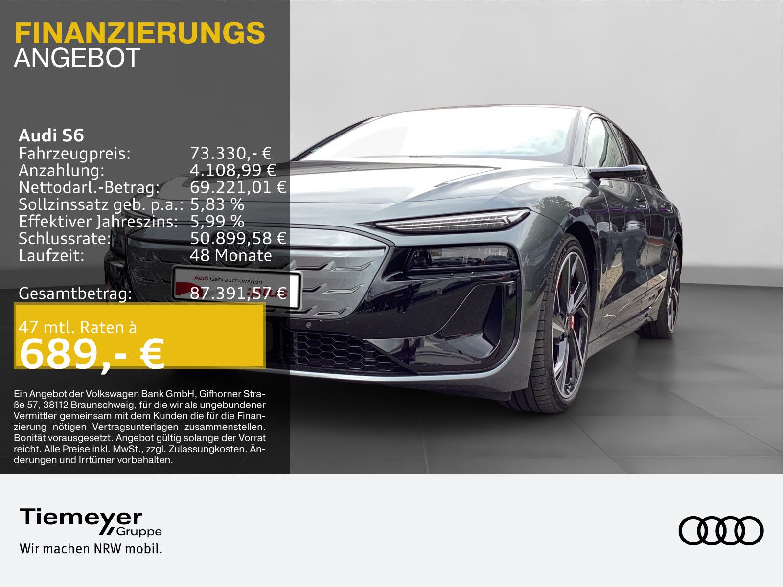 AUDI S6 e-tron Avant Q SITZKLIMA LM21 B&amp;O