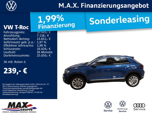 T-Roc 1.5 TSI STYLE LED+PANO+ACC+DCP+APP+SITZHZG
