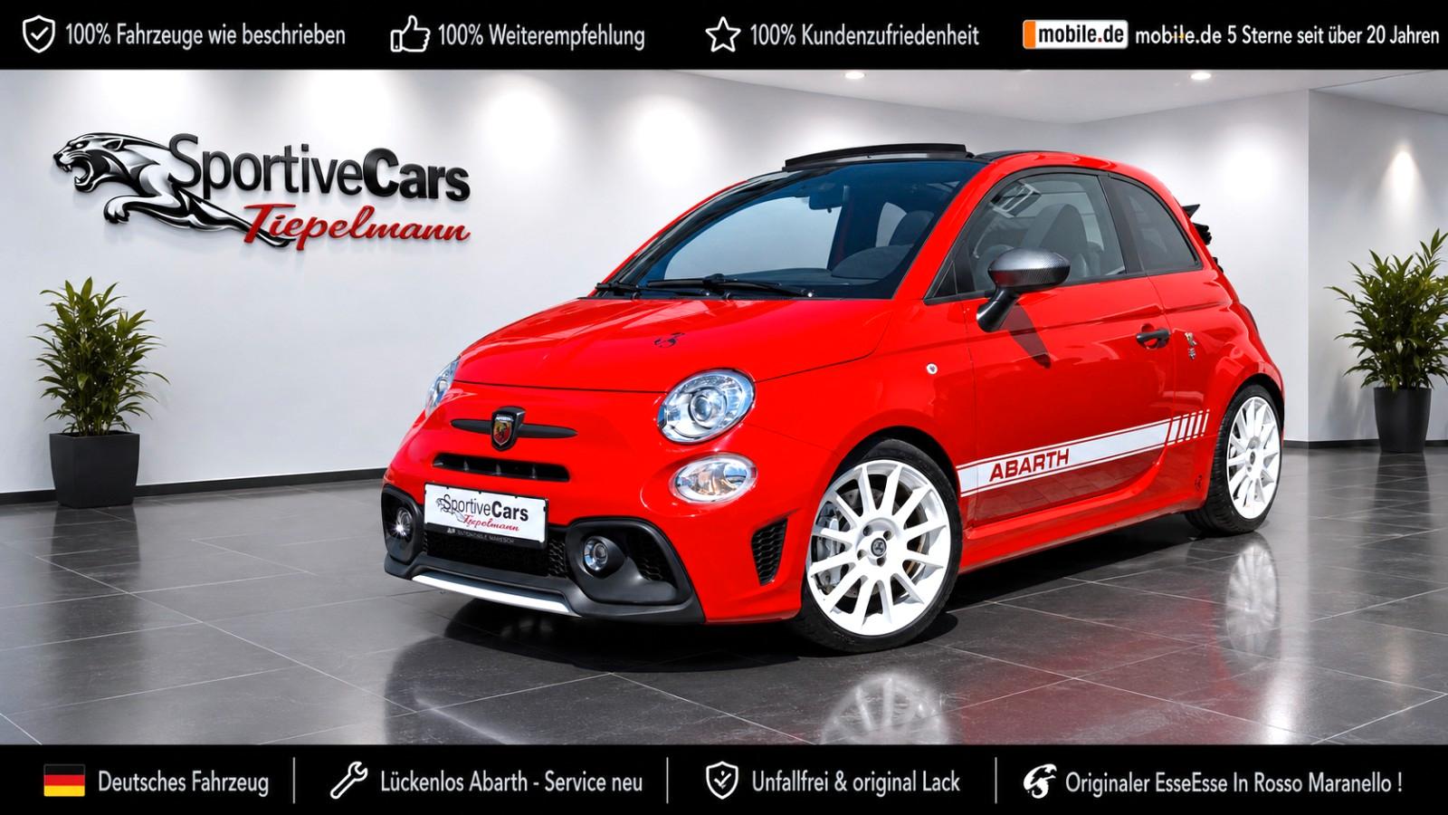 Abarth 595C/695C esseesse Akrapovic Brembo Beats Rosso!