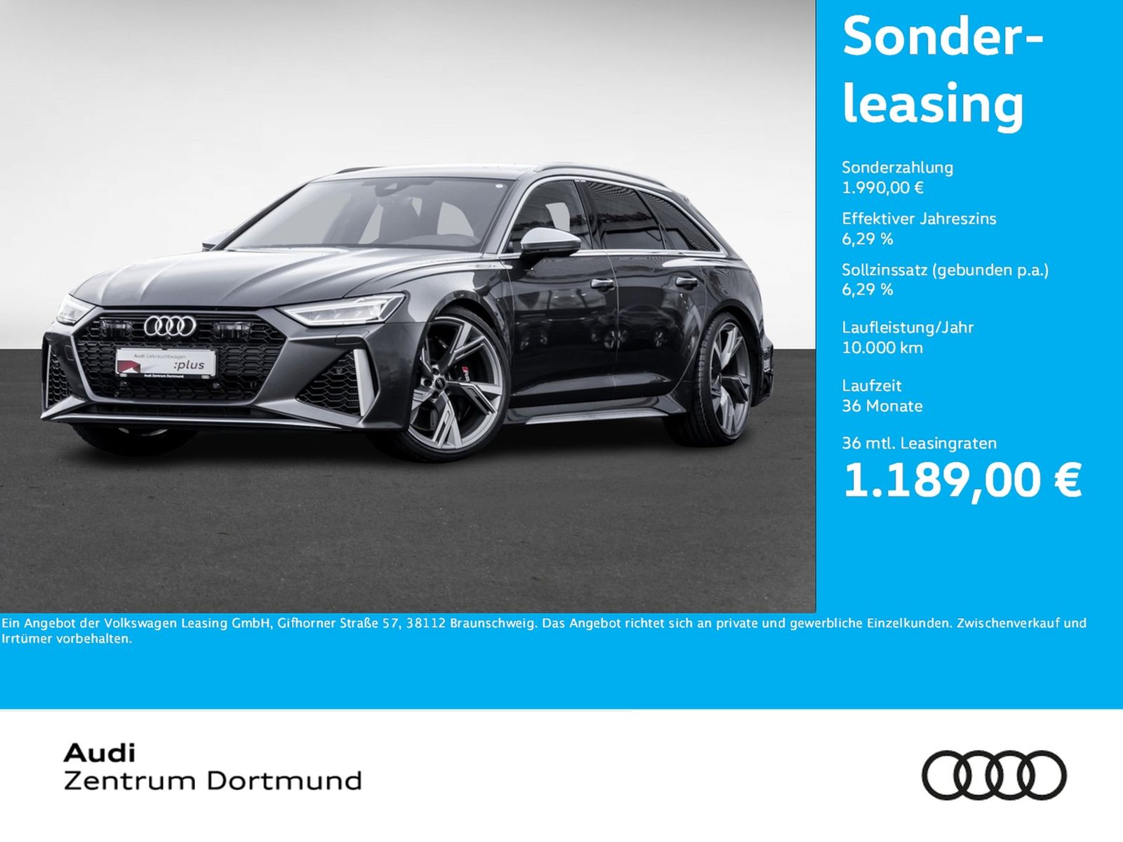 Audi RS6 Avant quattro DYNAMIKPAKET PANO B&O LM22