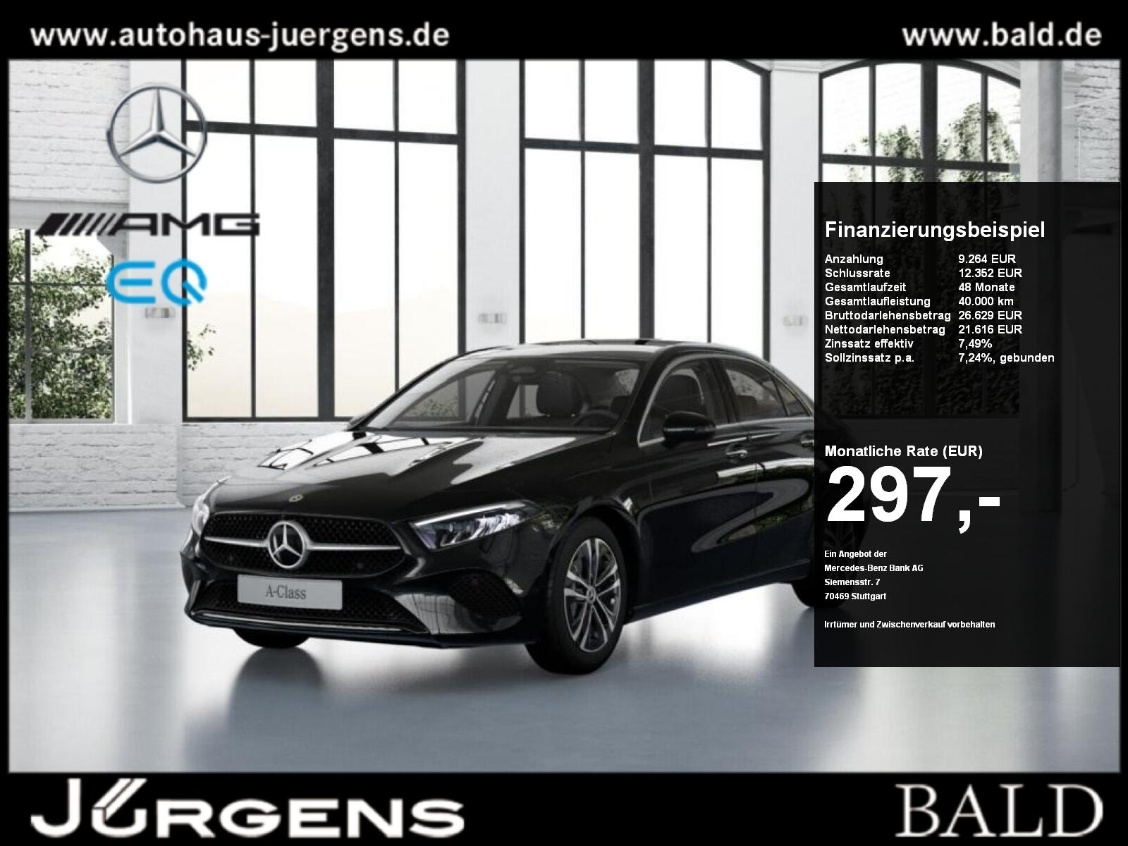 Mercedes-Benz A 200 Limo Progressive/LED/Cam/Pano/AHK/Winter/