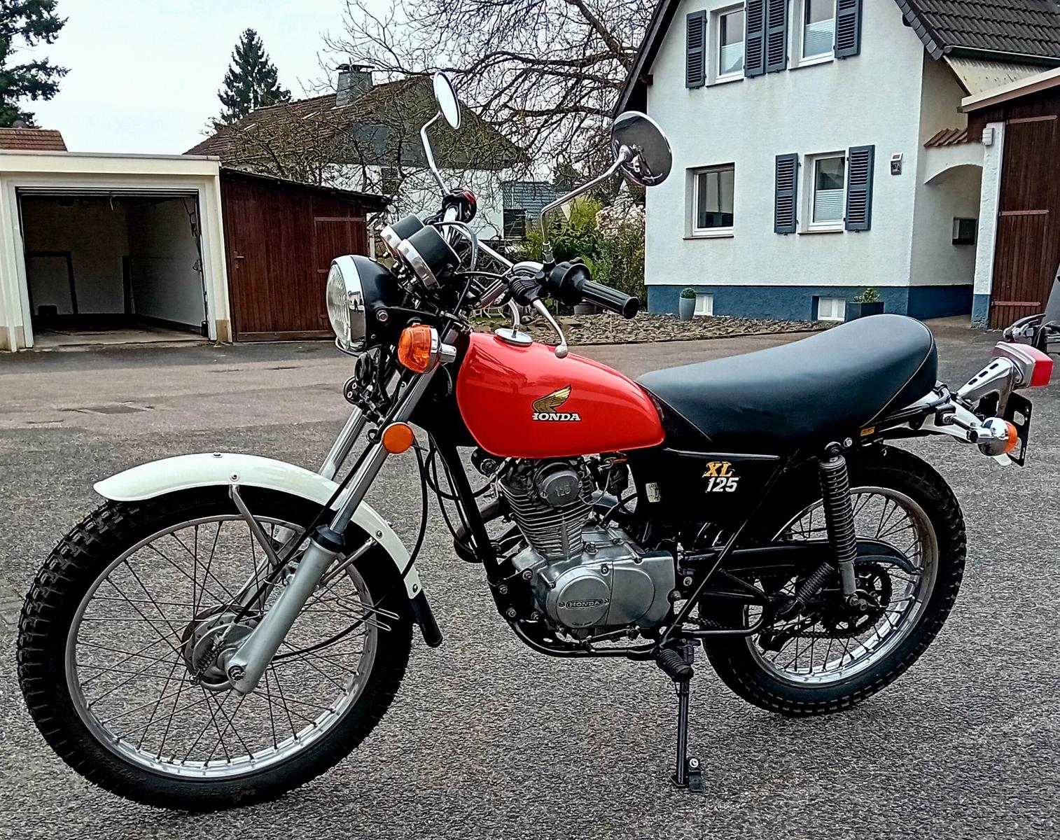 Honda XL 125 1977 für Sammler, TÜV 3/28