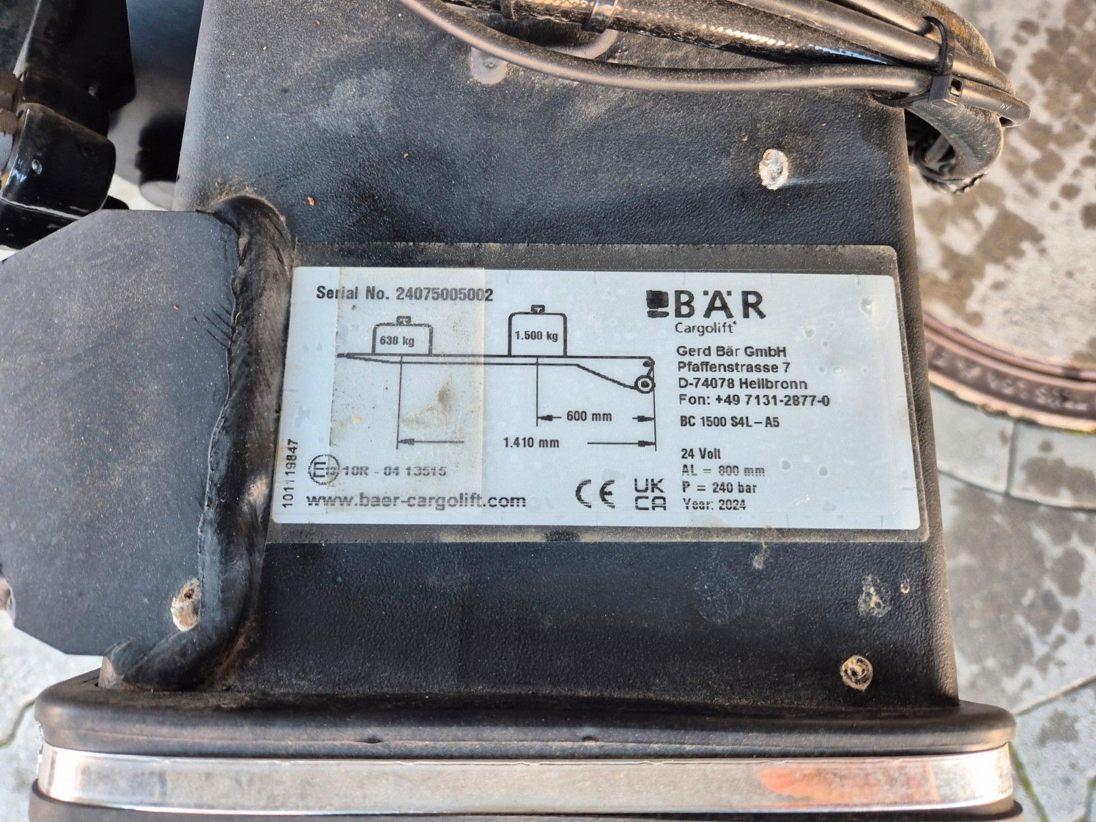 Fahrzeugabbildung Iveco Eurocargo ML160E28/P Carrier Supra 1250 LBW Tür