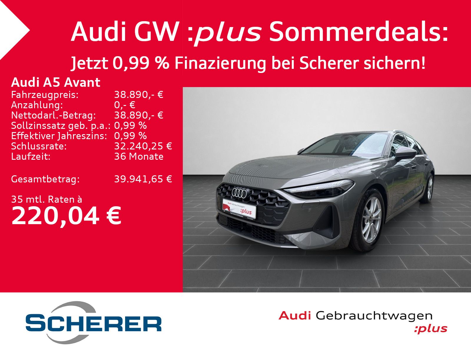 Audi A5 Avant TFSI 110 kW S tronic