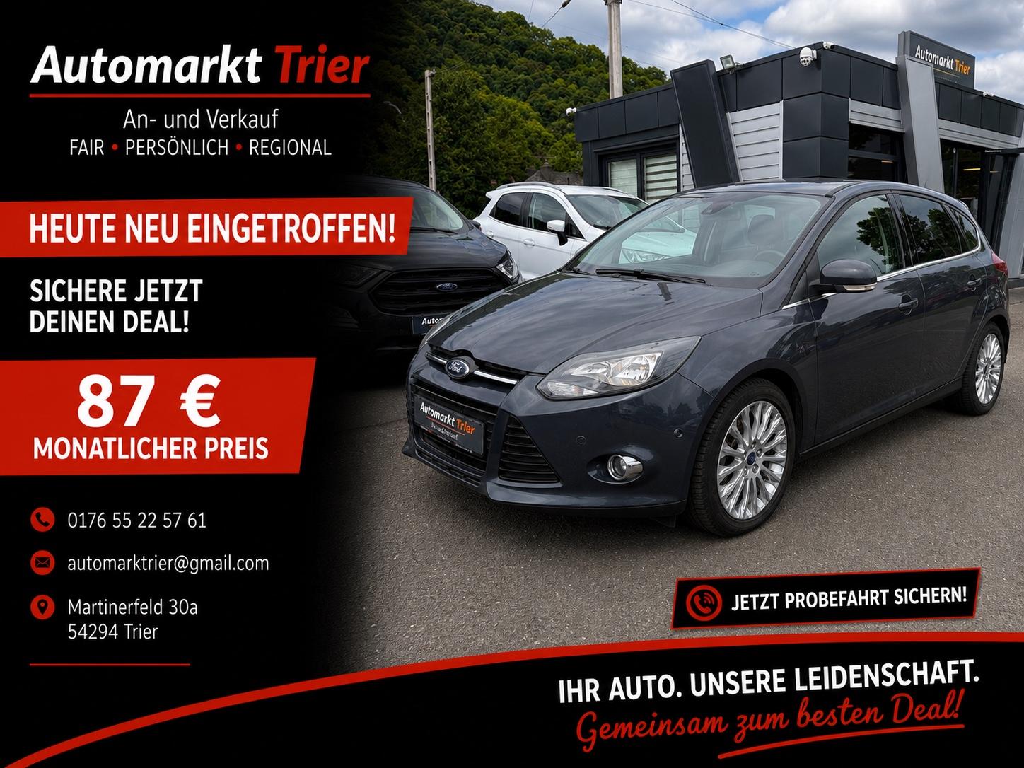 Ford Focus Lim. Titanium! TÜV NEU! Bluetooth! Sitzh.!