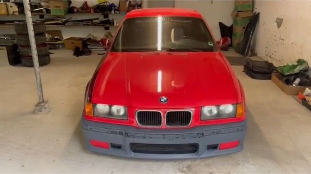 BMW E36 328i Cabrio Hellrot 314 Projektauf...