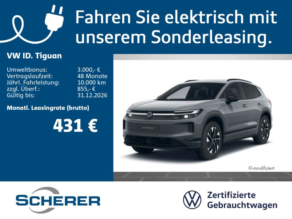 Volkswagen ID. Tiguan Life 78 kwh Individuell wie Sie