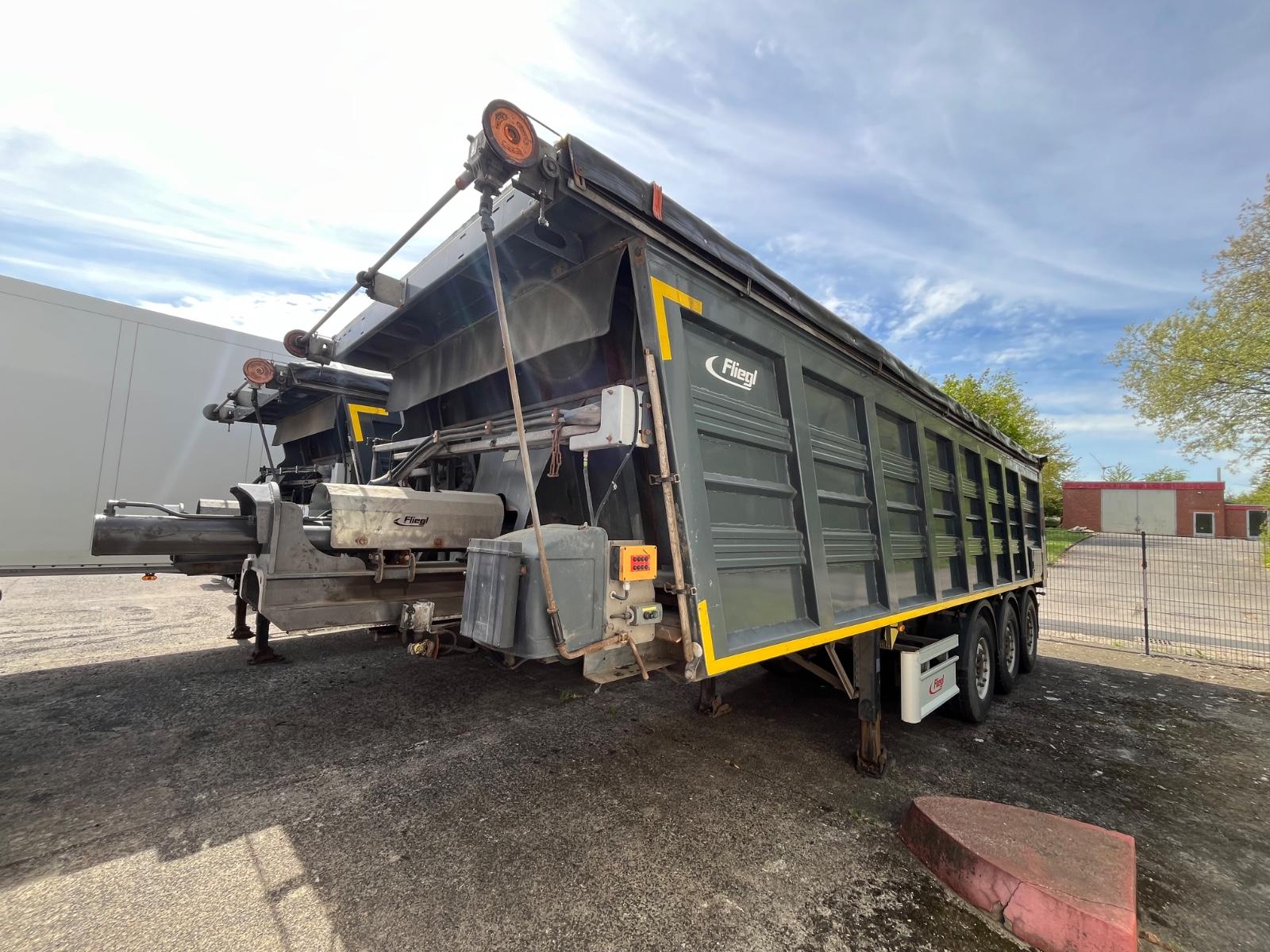 Fliegl ASS 382 Schwergut, Abschiebe Liftachse