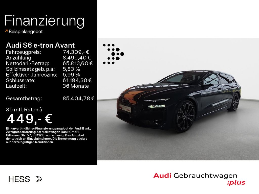 Audi S6 Avant e-tron*MATRIX*HUD*B&O*SHZ*LEDER
