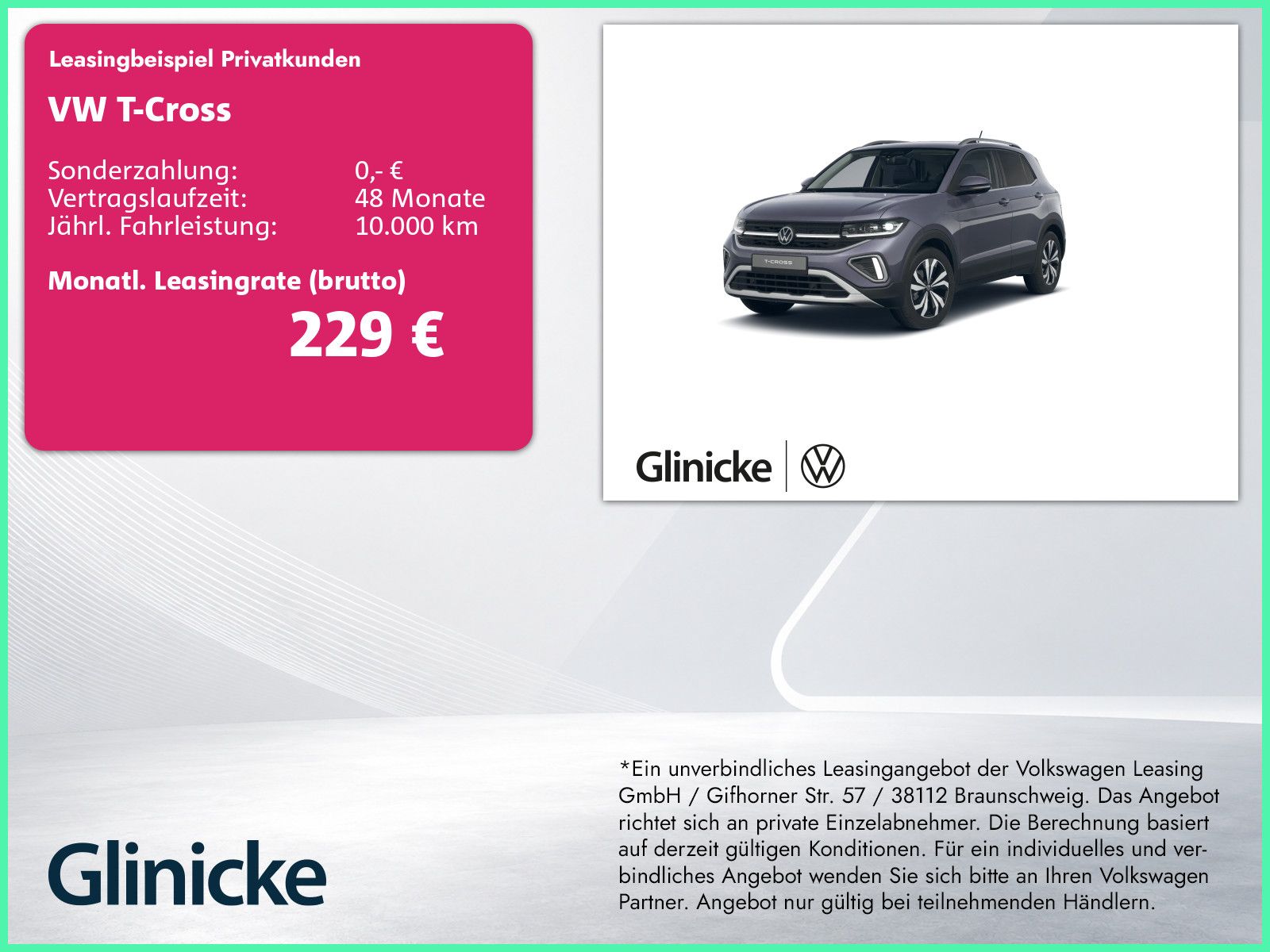 Volkswagen T-Cross Style 1.0 l TSI 85 kW (116 PS) 6-Gang