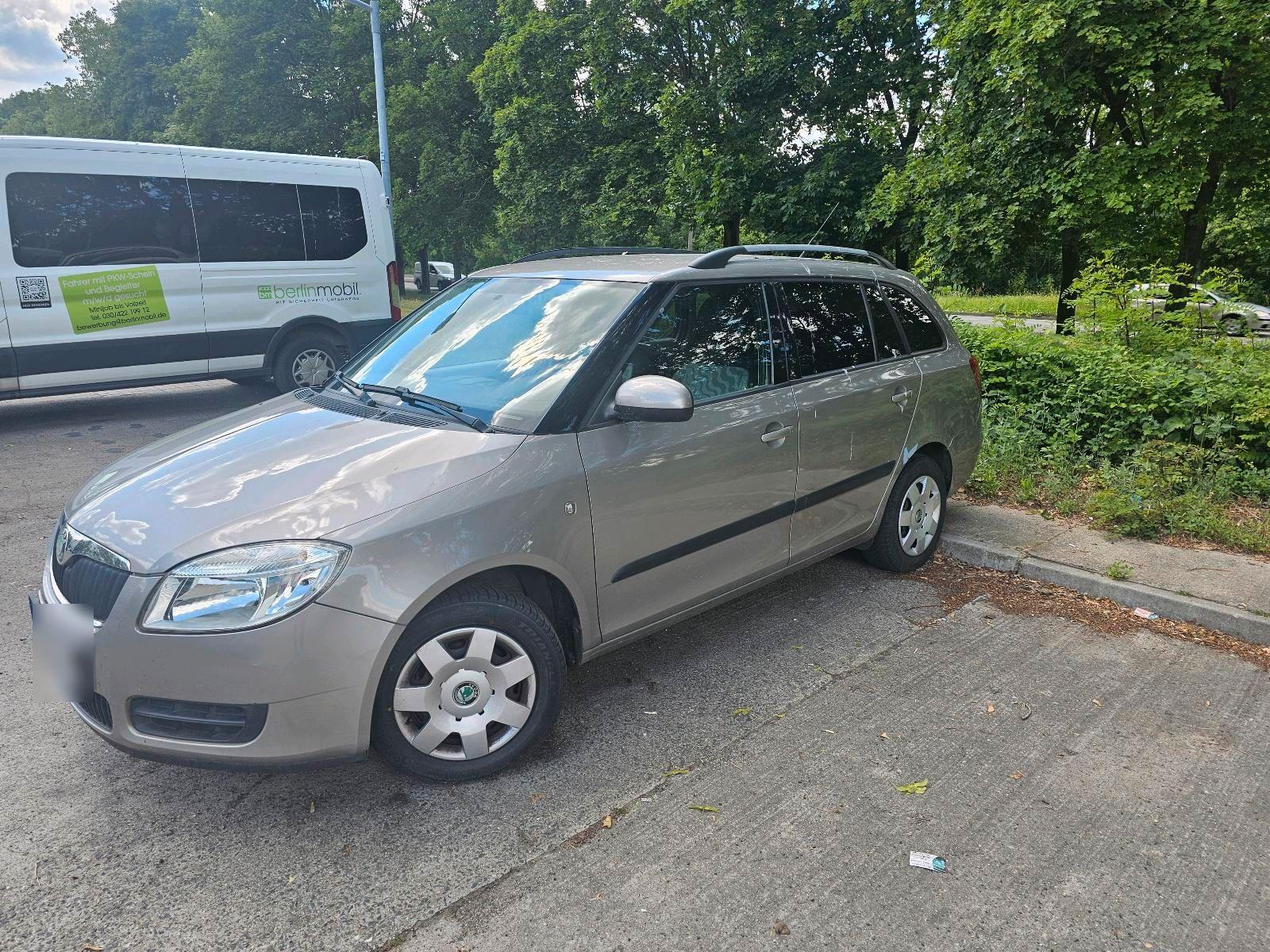 Skoda Fabia 2009 — rear view