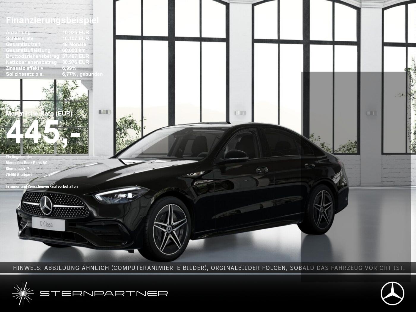 Mercedes-Benz C 200 d AMG+Pano+Night+AHK+Kamera+Memory+CarPlay