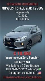 Mitsubishi Space Star 1.2 Intense sda - Mitsubishi Space Star Intense