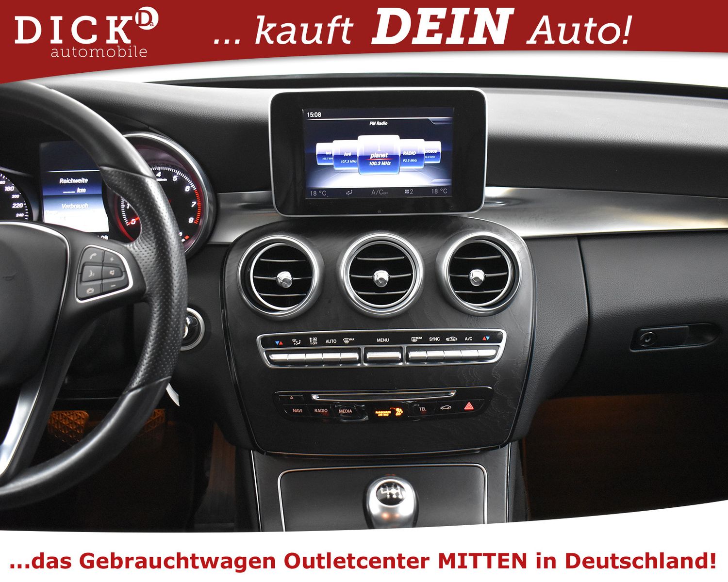 MERCEDES-BENZ C 180 T CGI Avantg PANO+NAVI+SHZ+TEMP+PDC+AHK+17 - Image 12
