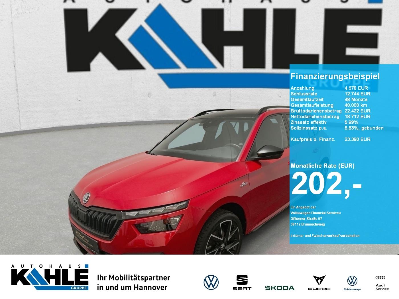 Skoda Kamiq 1.5 TSI Monte Carlo